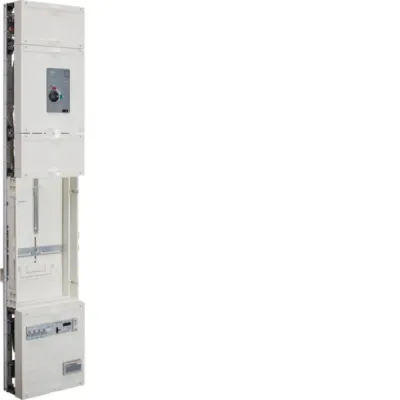 HAGER Wandlerfeld UF51WPV2 | Zählerschrank PV-Feld | 1-stöckig | 200A | MCCB 250A Motorantrieb | 1350x250x160mm | weiß