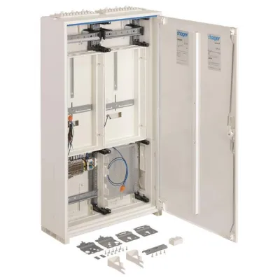Hager Wandlerzählerschrank FP62Z2N | Messschrank 1-stöckig 1Z 1TSG | AP/UP | IP44 | 950x550x205mm | weiß