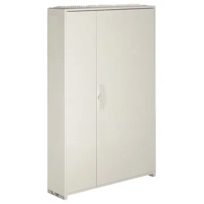 Hager Wandschrank FP83SN2 | Leergehäuse IP44 | 1250x800x205 mm | 288 Module | pulverbeschichtet | RAL 9010