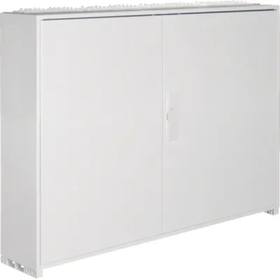 Hager Wandschrank FP54SN2 | Universalschrank IP44 | 800x1050x205 mm | 20 Reihen | 240 Module | Weiß RAL 9010