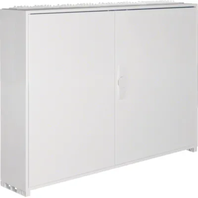 Hager Wandschrank FP54SN2 | Universalschrank IP44 | 800x1050x205 mm | 20 Reihen | 240 Module | Weiß RAL 9010