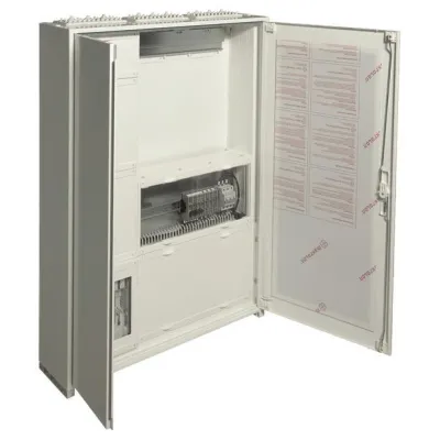 Hager Wandlerschrank FP73W7N | bis 250A | 3 Felder | 7 Reihen | IP44 | 1100x800x205 mm | Aufputz | weiß RAL9010