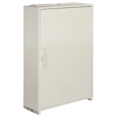 Hager Wandschrank FP52SN2 | IP44 | 800x550x205 mm | 10 Reihen | 120 Module | Stahlblech pulverbeschichtet | RAL 9010