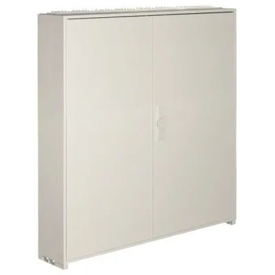 Hager Wandschrank FP74TN2 | IP44 | 1100x1050x205 mm | Metall pulverbeschichtet | 28 Reihen | 336 Module | weiß RAL 9010