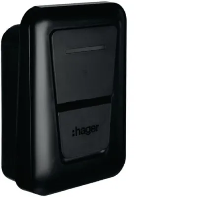 Hager Wallbox XVR111S witty one 11kW | Typ 2 | RFID | App | DC-Fehlerstrom | Lastmanagement | IP54