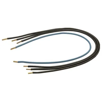 Hager Zugangskabelbaum Y87E | universZ | 10mm² | 4-polig | für 1-stöckige Tragplatten | Zugang oben | 3x braun/1x blau