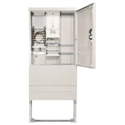 Hager Zähleranschlusssäule ZAS207BD15A | 1 Zählerplatz | 3.HZ | 5-polig | Kunststoff | IP44 | APZ | Nachrüstfeld