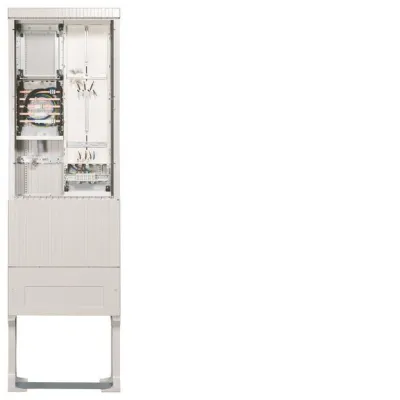 Hager Zähleranschlusssäule ZAS205BD25A | 2 Zählerplätze | 5-polig | IP44 | 2010x583x277 mm | APZ | Polyester | für außen