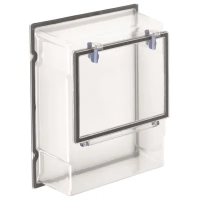 Hager Zählerfeldabdeckung ZAY300A | IP54 | 300x250mm | Klarsicht | mit Tür | Kunststoff | scharnierend | Zubehör