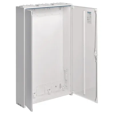 Hager Zählerschrank ZB43S | Aufputz/Unterputz | 1250x800x205 mm | IP44 | 288 Platzeinheiten | Stahlblech