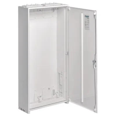 Hager Zählerschrank ZB32W | IP54 | Schutzklasse II | 1100x550x205mm | 168 Platzeinheiten | Stahlblech | Aufputz