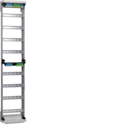Hager Nachrüstfeld ZAD818 | 8-reihig | 1 Verteilerfeld | 1200x250x150 mm | mit N/PE-Klemmen | mit Abdeckung