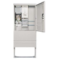 HAGER ZAS207BD14A Zähleranschlusssäule 1Z 1stö 3Feld IP44 SS 4p