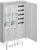 Bild: Hager ZB331X25 Komplettschrank universZ, 2 ZP, 3P, APZ, H=1100mm, 3-feldig, ESA