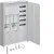 Bild: HAGER Komplettschrank ZB331X25 | Zählerschrank 2 Zählerplätze 3 Felder | Aufputz/Unterputz | 1100x800x205 mm | IP44