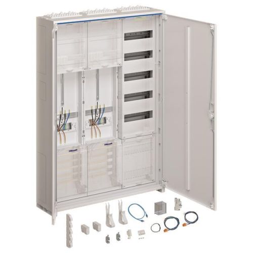 Bild: HAGER ZB332A25LS Komplettschrank 2ZP/VF-5rh-APZ2,univ.Z
