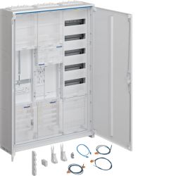 Hager ZB33SET15LS Komplettschrank universZ, 1 ZP, 1 SG, BKE-I, OKK, APZ