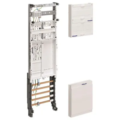 Hager Komplettfeld ZH2EL21 | eHZ Zählerplatz | 1-feldrig | 5-polig | BKE-I | 900x250mm | univers Z | Schnellmontage