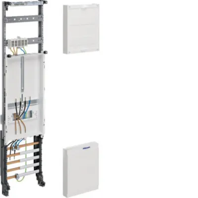 Hager Komplettfeld Zählerplatz ZH32P16K | 3-Punkt | 1-feld 1ZP | 5-polig | 16mm² | H=1050mm | universZ | Schnellmontage