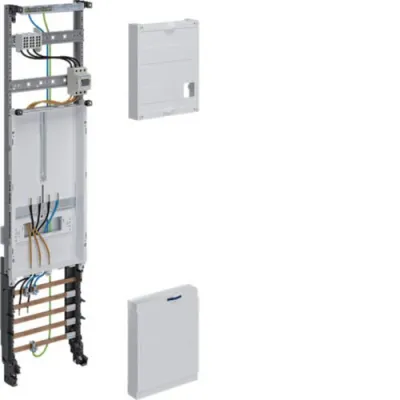Hager Komplettfeld ZH33X16T | Zählerkomplettfeld 3-Punkt 1 ZP 3P HLAK 16mm² | 5-phasig | 1050x250x122mm | weiß RAL9010