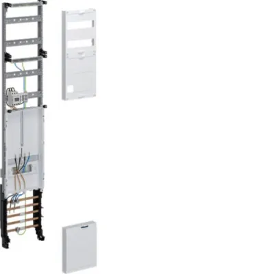 HAGER Komplettfeld ZH53X9ST | Zählerkomplettfeld | 1ZP/VT-3rh | 1-feld | 1350x250x122 mm | 5-phasig | weiß RAL 9010
