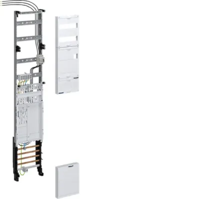 Hager Komplettfeld ZH5EZ16PN | eHZ Zählerschrank | 1 Zählerplatz | BKE-I | PV-Überspannung | 1350x250x120mm | 63A | weiß