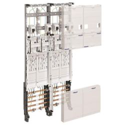 Hager ZK3EH24 Komplettfeld,ehz,2-feld.,H 1050mm,4-ZP