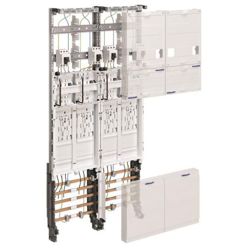 Bild: Hager ZK3EH24 Komplettfeld,ehz,2-feld.,H 1050mm,4-ZP