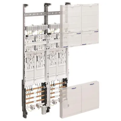 Hager Komplettfeld ZK3ET24 | 4 Zählerplätze | eHZ-fähig | 63A | 2-feldrig | BKE | 1050x500mm | 5-polig | TNS/TT