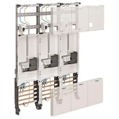 Hager Zählerschrank ZL34C4N | 3 Zählerplätze | universZ | 3-feldrig | 1050mm | Hessen | weiß