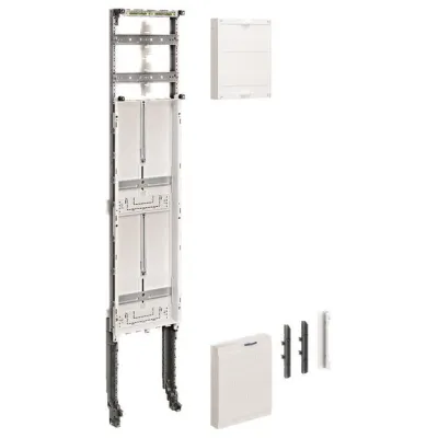 Hager Einbausatz universZ ZU52L | Zählerfeld 2 Zählerplätze | 1-feldrig 1350x250mm | weiß RAL9010