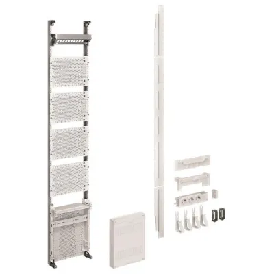 Hager Multimediafeld univers Z ZU59NW7APZ2 | 1-feldrig | 1350mm | APZ unten | Auf-/Unterputz | RAL 9010