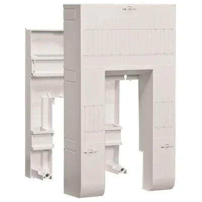 Hager Zusatzraum KU8XCHE für BKE-A mittig | 10+2+2 PLE | eHZ | 255x195mm | geschlossen | weiß RAL9010