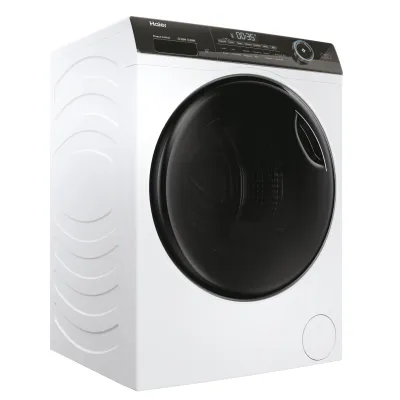 Haier Waschmaschine Frontlader HW90-B145X-LINE | 9 kg | 1.400 U/min | Energieklasse A | Smart Home App | Aquastop | Weiß