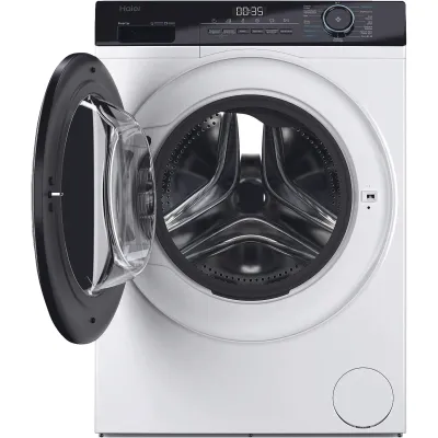 Haier Waschmaschine HW90-BP14939 | Frontlader 9 kg | 1400 U/min | Energieeffizienzklasse A | Dampfprogramm | Weiß