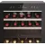 Bild: Haier Weinklimaschrank HWS42GDAU1 | 42 Flaschen | 2 Zonen | WLAN | UV-Glas | LED | Holzregale | Schwarz