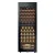 Bild: Haier Weinkühlschrank HWS56GDG | 2 Temperaturzonen | 56 Flaschen | Holzregale | Anti-UV-Glas | Touch | LED | Schwarz
