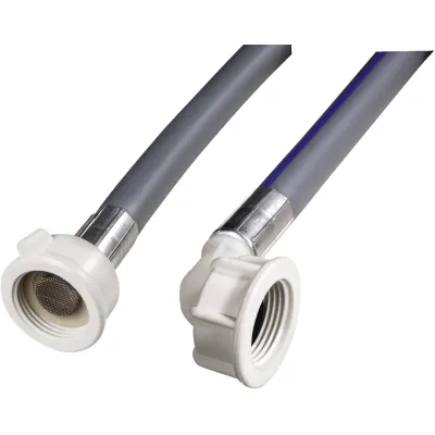 Hama Kaltwasser-Zulaufschlauch 2,5m | Waschmaschine & Spülmaschine | abgewinkelt | Sieb | VDE-geprüft