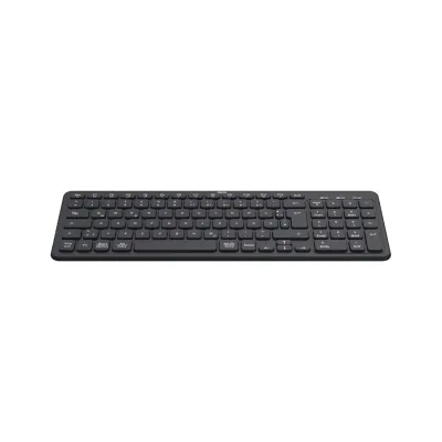 WK-300 Tastatur 173057 | Bluetooth Funk-Tastatur | KI-Funktionen | USB Wireless-Adapter | DE Layout | Schwarz