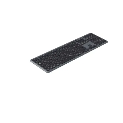 WK-550 Tastatur | Bluetooth & Funk kabellos | Deutsche Tasten | KI-Funktionen | USB Wireless-Adapter | Schwarz