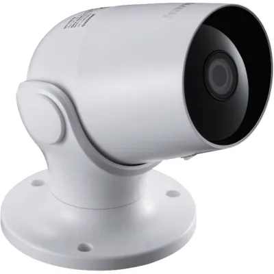 Hama Überwachungskamera Outdoor 176645 | WLAN Full HD 1080p | Nachtsicht | Bewegungsmelder | IP65 | Weiß
