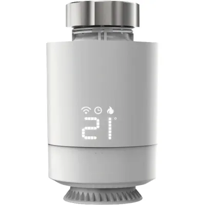 Hama Heizkörperthermostat 176661 | Smartes Thermostat WLAN Erweiterung | App-Steuerung | Alexa, Siri, Google | Weiß