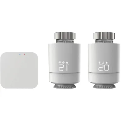 Hama Smarte WLAN-Heizungssteuerung 176662 | Starter-Set mit 2 Thermostaten | App-Steuerung | Alexa kompatibel