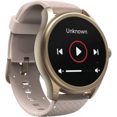 Hama Smartwatch 178616 5010 | 1,38" Farbtouch | Telefonfunktion | WhatsApp | IP68 | 168h Akku | Herzfrequenz | Roségold