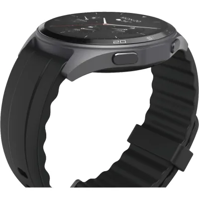 Hama Smartwatch 7010 178618 | AMOLED 1,43" | GPS | Telefonfunktion | IP68 | 110 Sportmodi | Schwarz