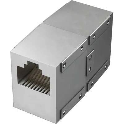 Hama Netzwerkadapter 200327 | CAT-6 Adapter | RJ45 Kupplung auf Kupplung | 1 Gbit/s | Gigabit Ethernet