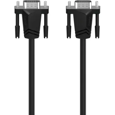 Hama VGA-Kabel 200708 | 3m | Full HD 1080p | doppelt geschirmt | beidseitig VGA-Stecker 15-polig | schwarz