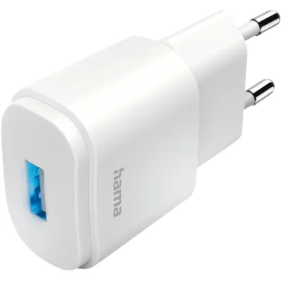 Hama Netzladegerät 201645 | USB-A Ladegerät 6W | Universal Handy Netzadapter 5V/1,2A | Weiß