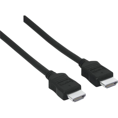 Hama High Speed HDMI-Kabel 205001 | 3m | HDMI-Stecker auf HDMI-Stecker | Ultra HD 4K | ARC | Ethernet | Schwarz
