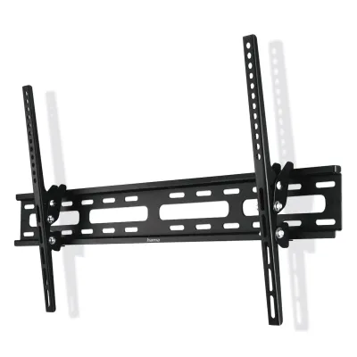 Hama TV Wandhalterung 220816 | neigbar | 37-75 Zoll | VESA 50x50-800x400 | bis 60 kg | 5,2 cm Wandabstand | Schwarz